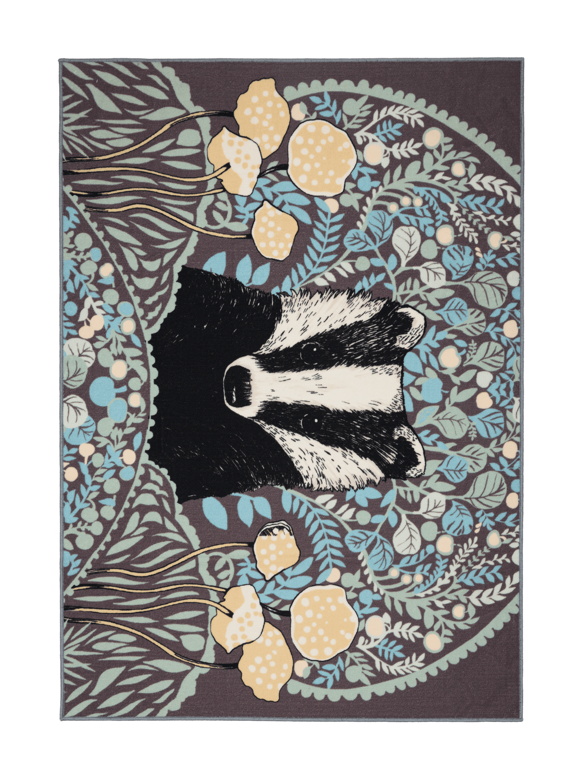 109360-6070; Vallila Yövuoro-matto Vedensininen / 133x190 cm