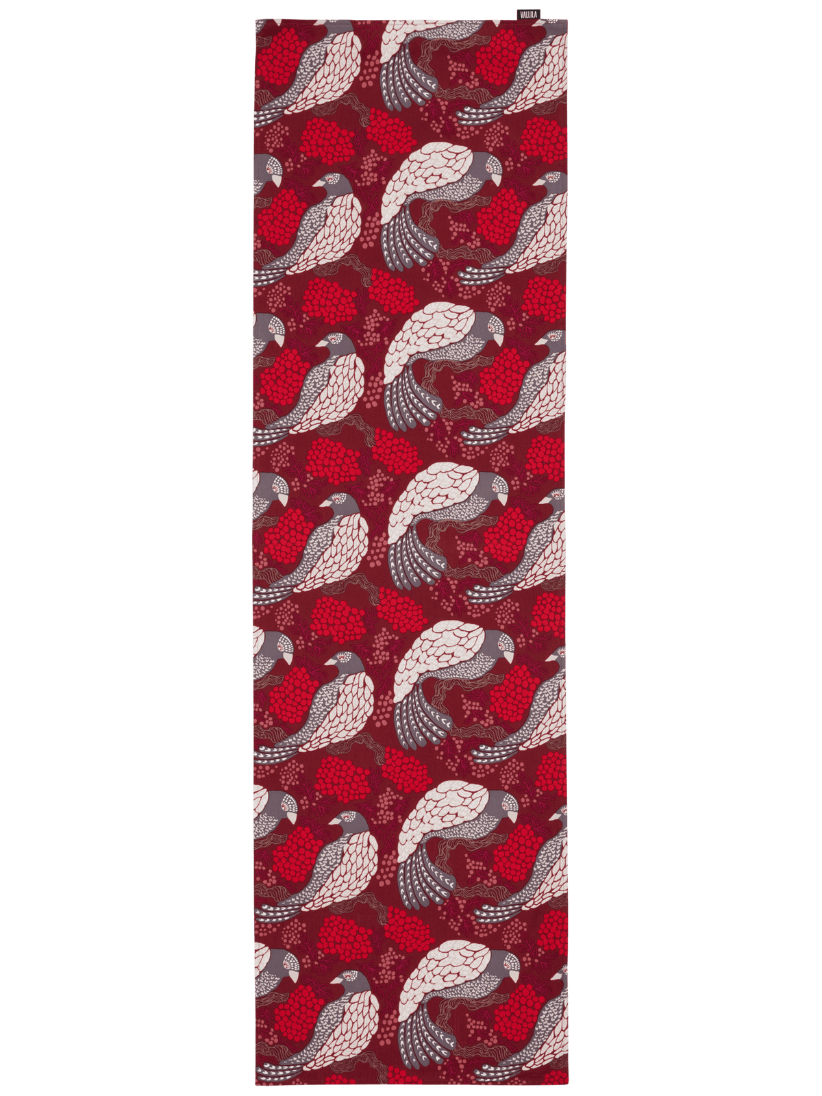 109334-4800; Vallila Viserrys-kaitaliina Punainen / 40x150 cm