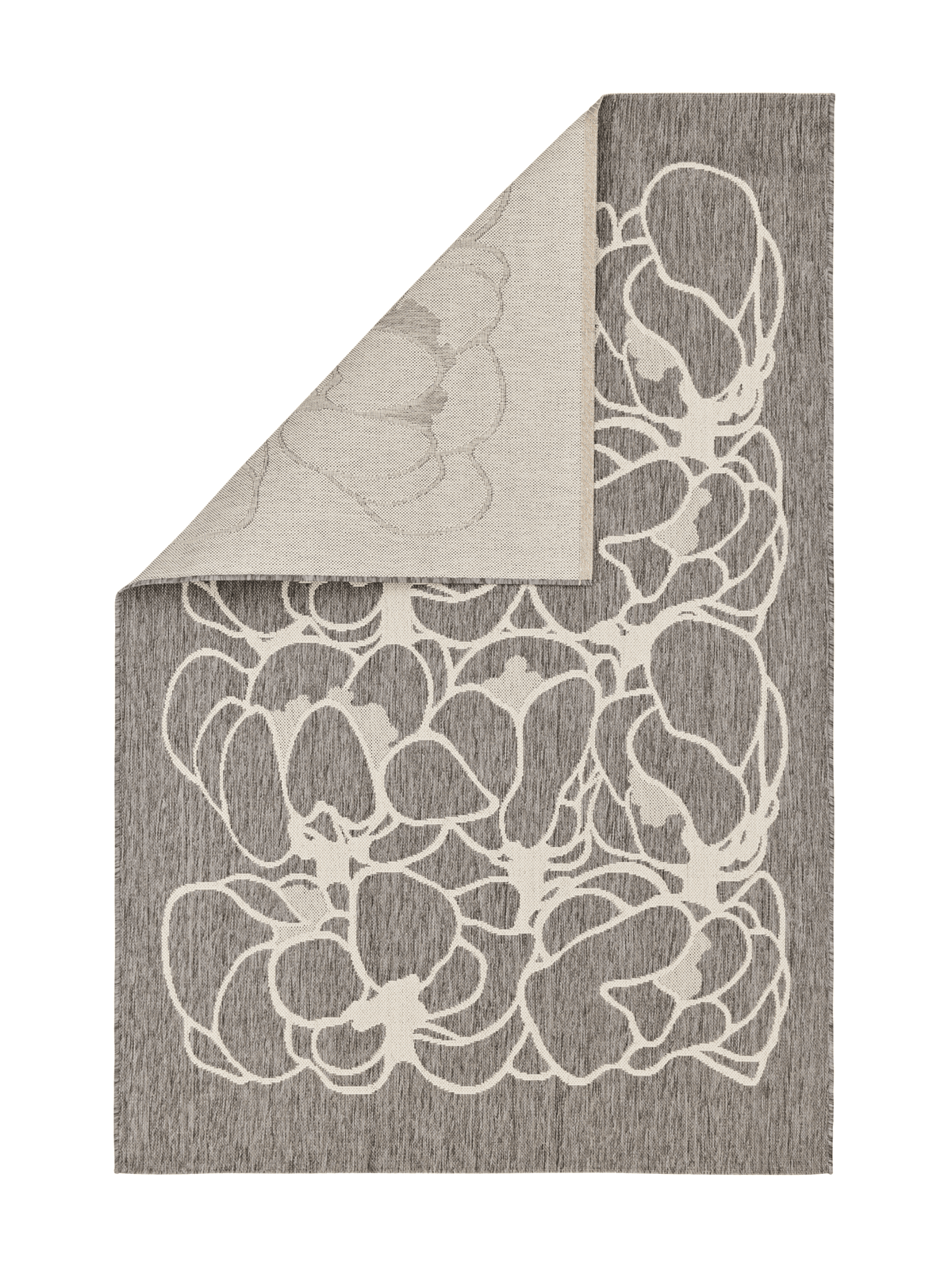 108297-9400_2; Vallila Makeba-matto Harmaa / 160x230 cm