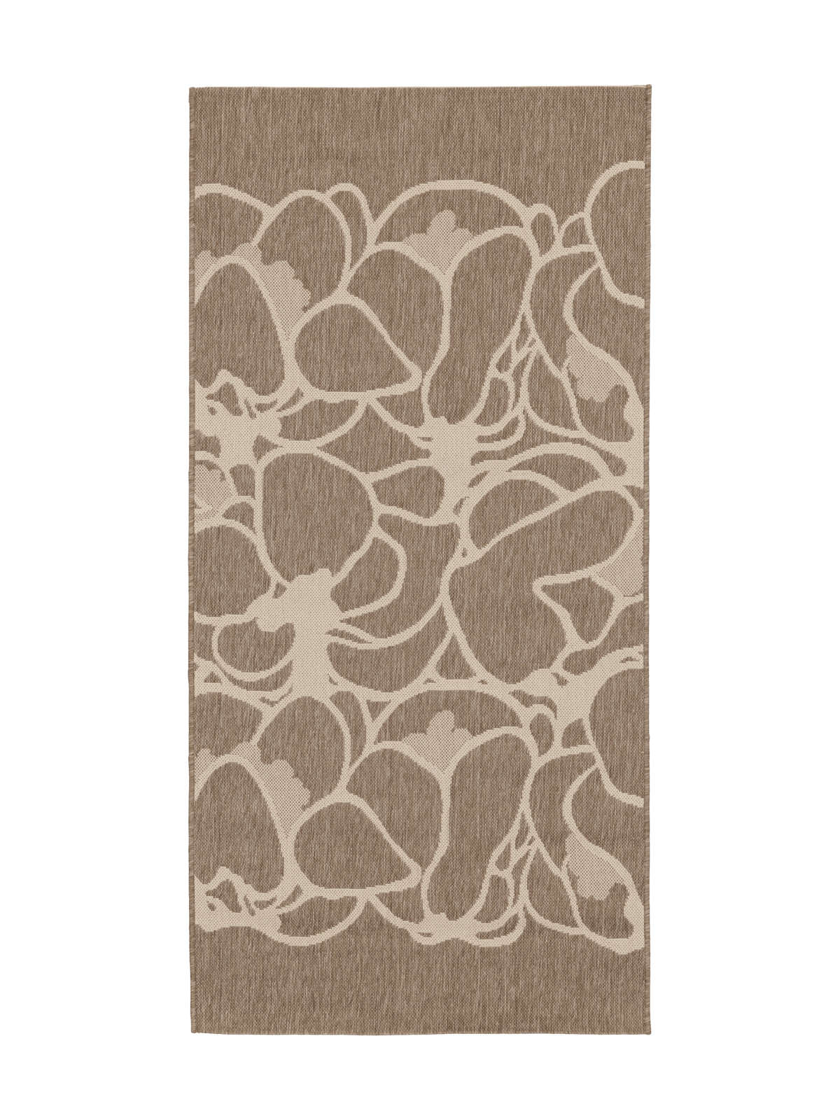 108296-1001; Vallila Makeba-käytävämatto Beige-valkoinen / 100x300 cm 