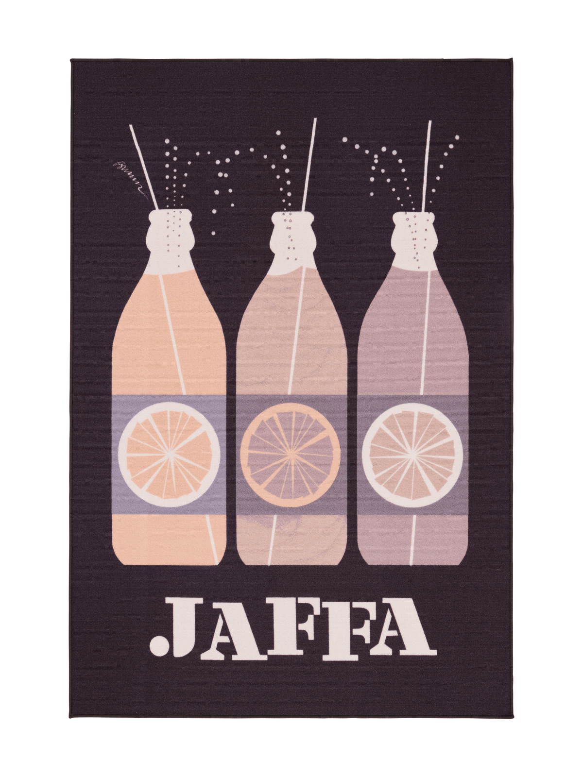 108740-9803; Vallila Jaffa-matto Harmaa-beige / 133x190 cm 