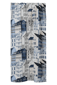 109019-6300; Vallila Kobenhavn-valoverho Sininen / 140x250 cm 