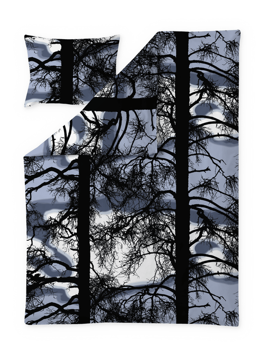 104166-6200; Vallila Kelohonka-pussilakanasetti Sininen / 150x210 cm 