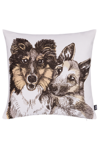 108838-1000; Vallila Ystävykset-koristetyynynpäällinen Beige / 43x43 cm 