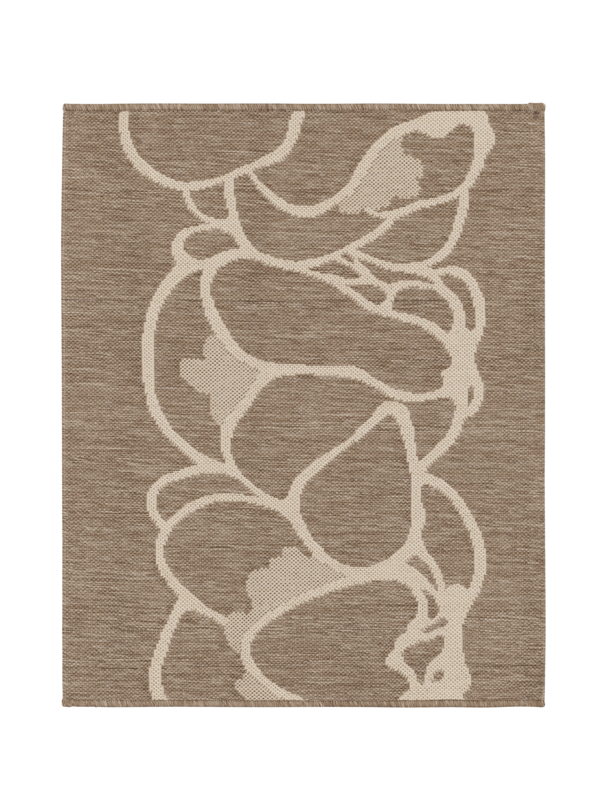 108294-1001; Vallila Makeba-käytävämatto Beige-valkoinen / 100x80 cm 
