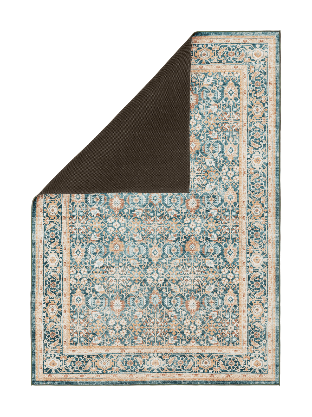 108336-7464_4; Vallila Jalokivi-matto Turkoosi / 200x300 cm 