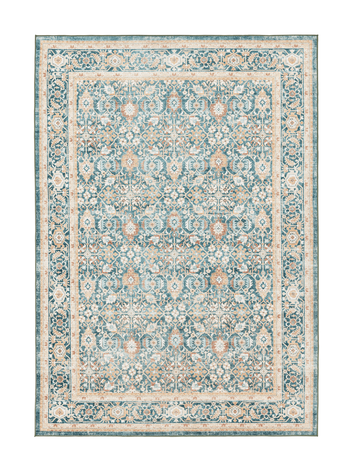 108335-7464; Vallila Jalokivi-matto Turkoosi / 160x230 cm 