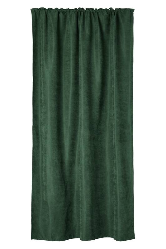 101140-7700; Vallila Royal-verho Tummanvihreä / 140x250 cm 