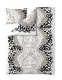 108704-1099; Vallila Mandariini-pussilakanasetti Latte / 150x210 cm 