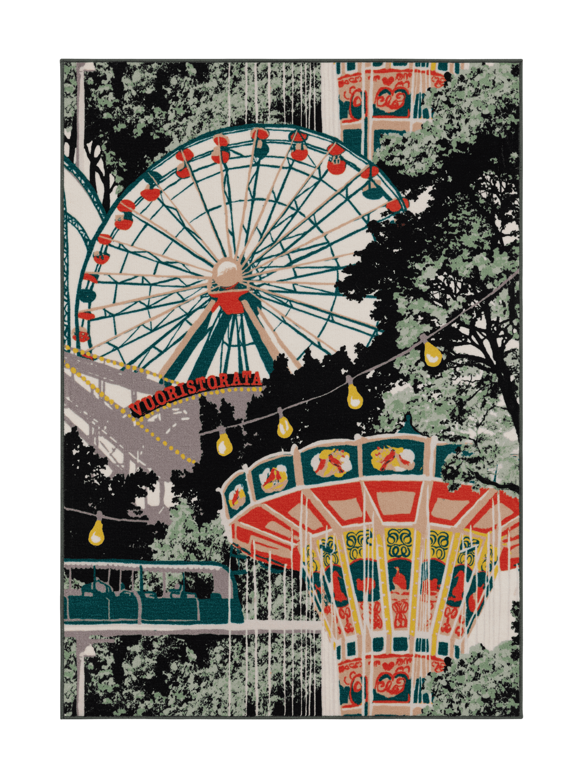 109226-8000; Vallila Lintsi-matto Monivärinen / 133x190 cm 