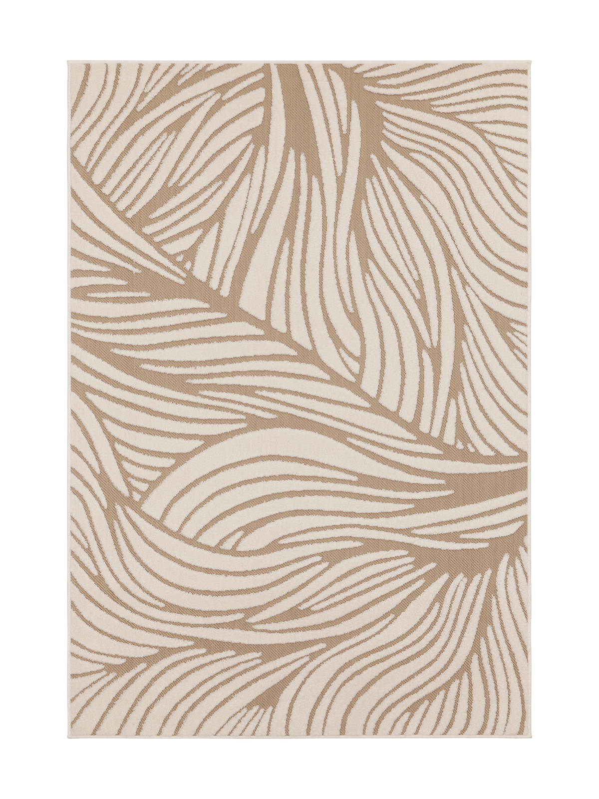 109262-1001; Vallila Aallokko-matto Beige-valkoinen / 160x230 cm 
