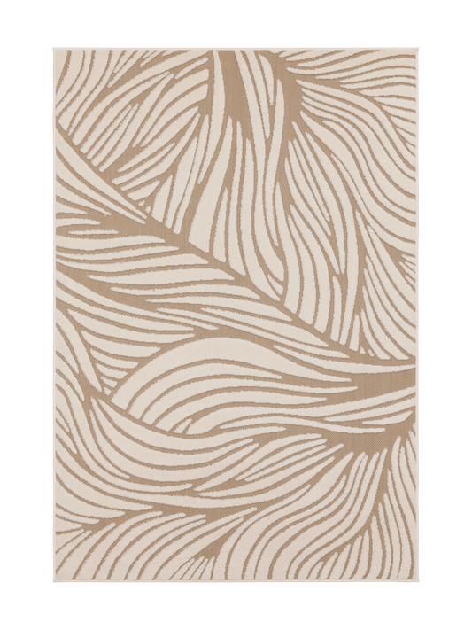 109262-1001; Vallila Aallokko-matto Beige-valkoinen / 160x230 cm 